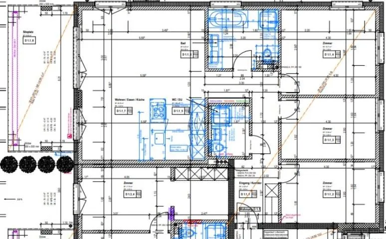 Appartement moderne de 4,5 pièces au rez-de-chaussée avec 110 m2 - Vivre avec confort