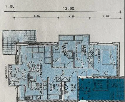 Appartement de 4,5 pièces inondé de lumière