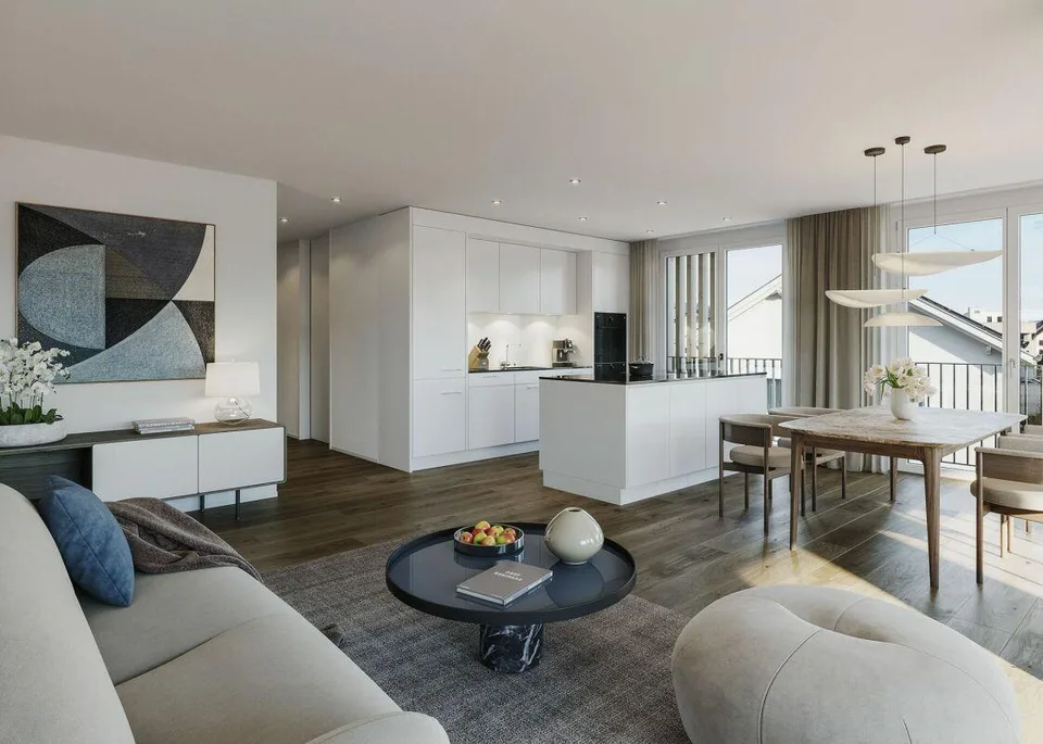First-time rental - Exclusive 3½-room new apartment with spacious balcony