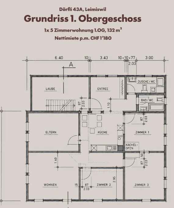 Grosszügiges Mehrfamilienhaus mit top Rendite und Parkmöglichkeit, ...