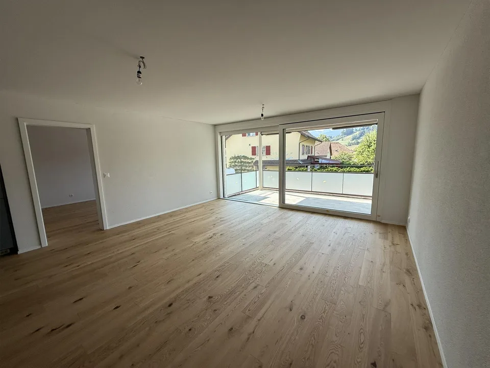 Wunderschöne 3,5-Zimmer Neubauwohnung, mit gr. Balkon in Riggisberg