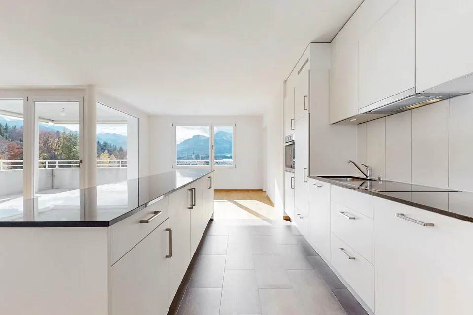 Magnifique appartement 2.5 pièces avec vue sur les montagnes à Bulle