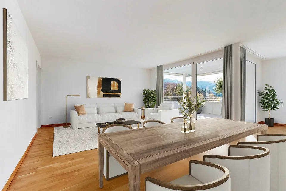 Magnifique appartement 2.5 pièces avec vue sur les montagnes à Bulle