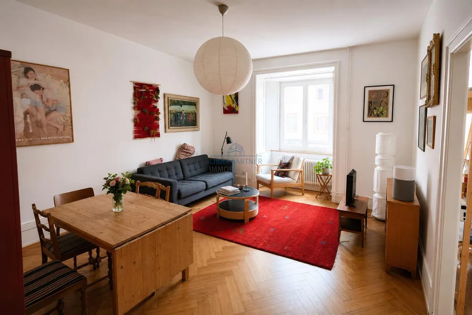 Charmante 3-Zimmeraltbauwohnung im beliebten St. Johann-Quartier