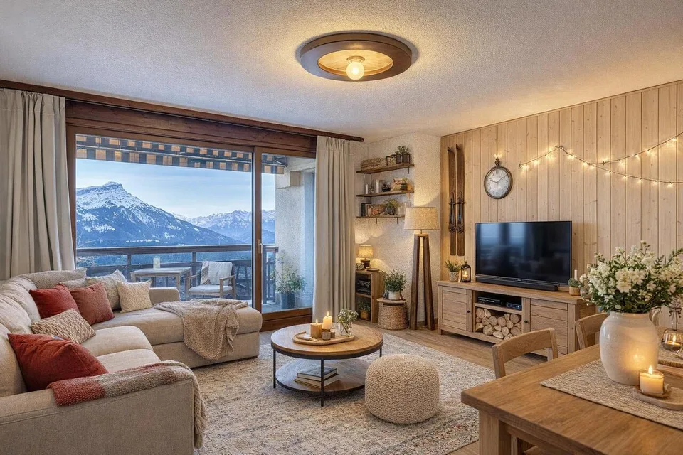 Appartement 2,5 pièces avec vue imprenable.