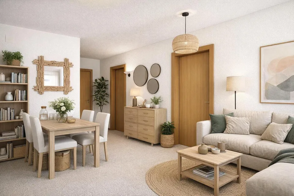 Appartement 2,5 pièces avec vue imprenable.