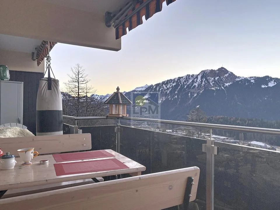 Appartement 2,5 pièces avec vue imprenable.