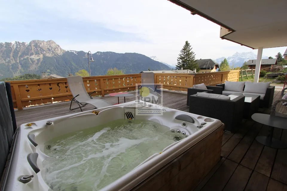 Chalet familial avec emplacement exceptionnel proche des télécabines