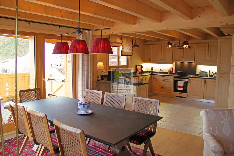 Chalet familial avec emplacement exceptionnel proche des télécabines