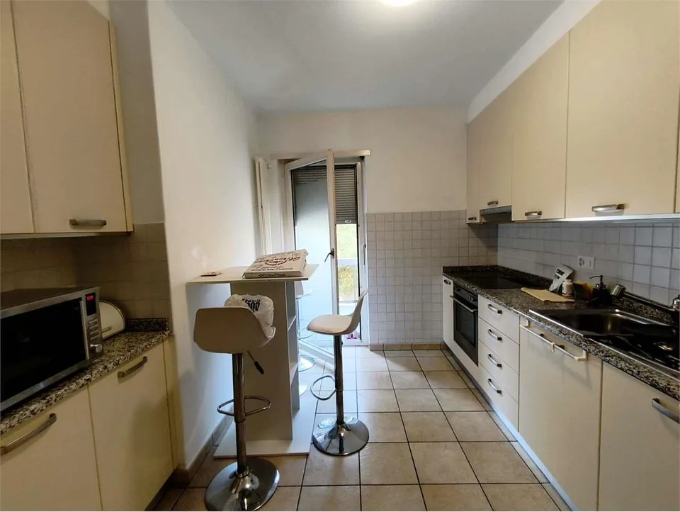 Pregassona (Via Merlina) - Spazioso 4.5 Locali Arredato con Tre Balcon