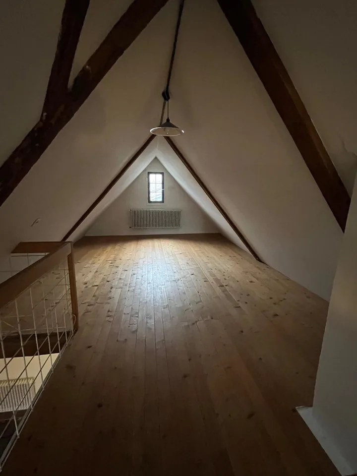 4-Zimmer-Dachwohnung Fischerhaus 15. Jh direkt am Rhein