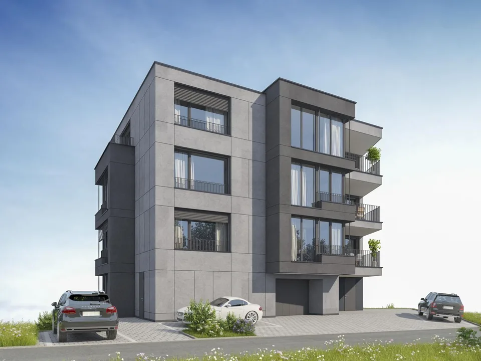 Exklusive Gartenwohnung mit 300 m² Privatgarten – Mozartweg 1, Her