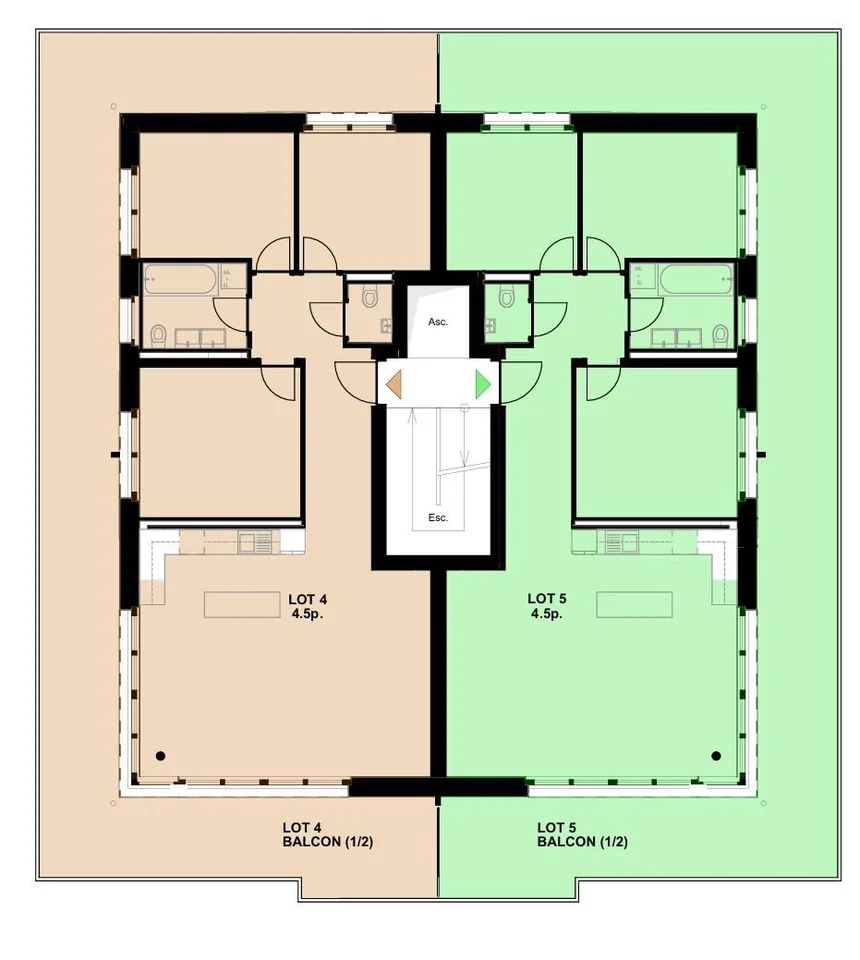 Une échappée alpine, terrasse XXL de 35 m² baignée de soleil LOT 5 ... – Foto 4 von 20