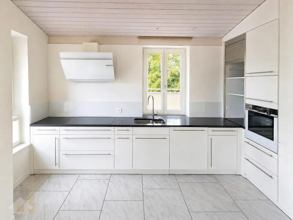 Attikawohnung mit 230 m2 Terrasse, Privatlift und Seesicht