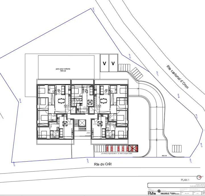 Projet de promotion immobilière — Vuisternens La Joux, à 10 minutes...