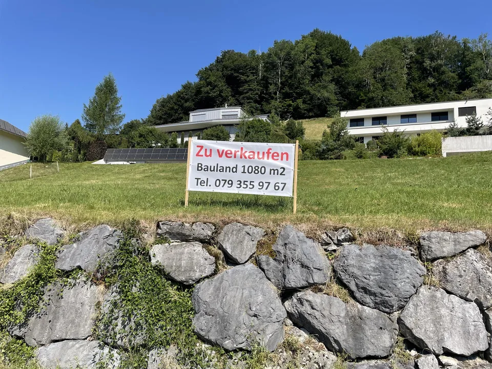 Bauland an ruhiger Lage mit freier Sicht in die Natur, auf den Speer.
