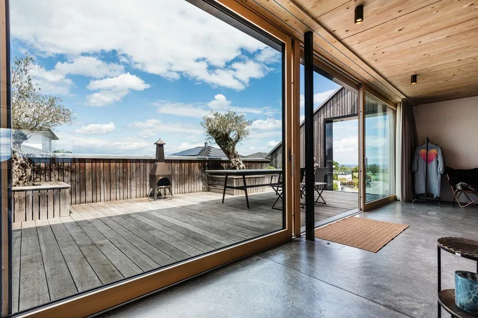 Architektonisches Schmuckstück mit Seeblick