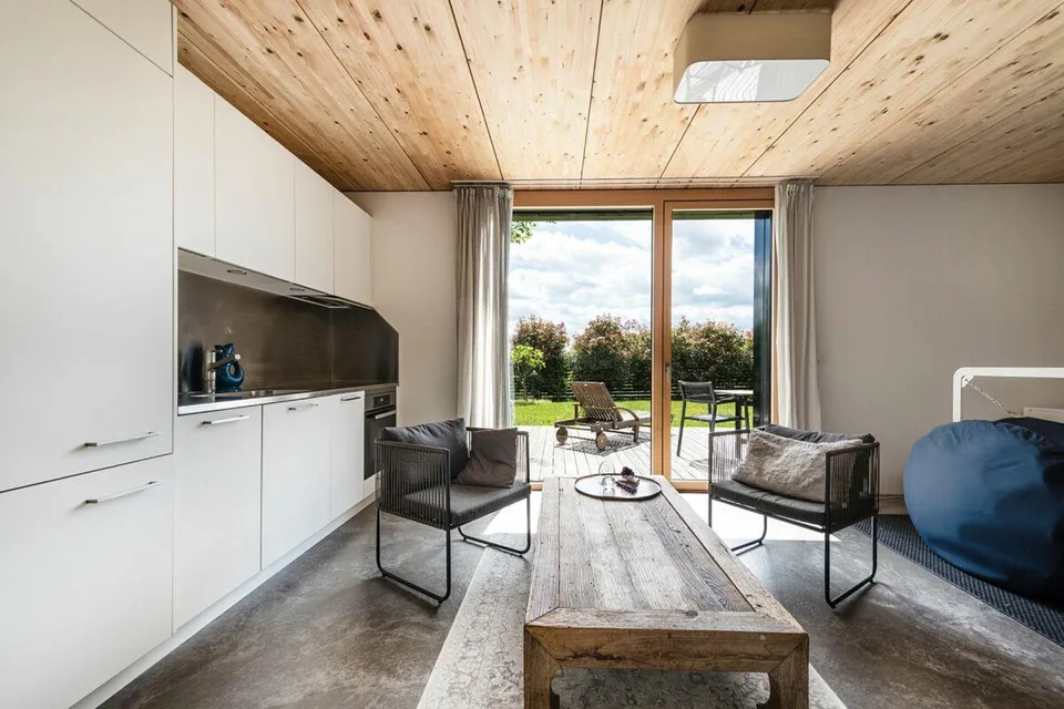Architektonisches Schmuckstück mit Seeblick