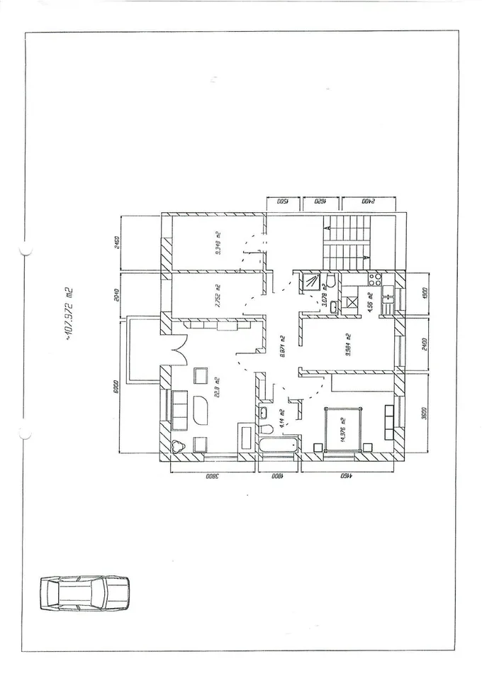 4.5 Zimmer-Wohnung mit Einzelgarage und Abstellplatz