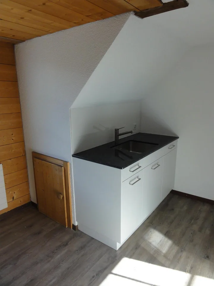 renovierte Wohnung mit neuwertiger Küche und Bad mitten im Städtli
