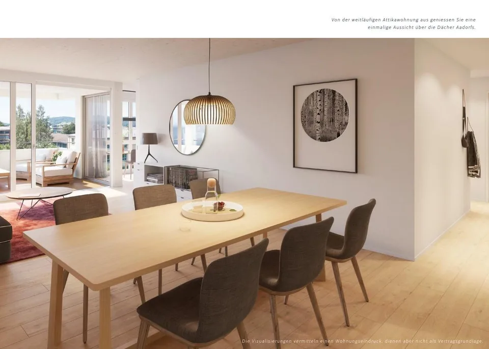 2.5 Zimmer Attika-Wohnung - Ein Wohnambiente zum verlieben