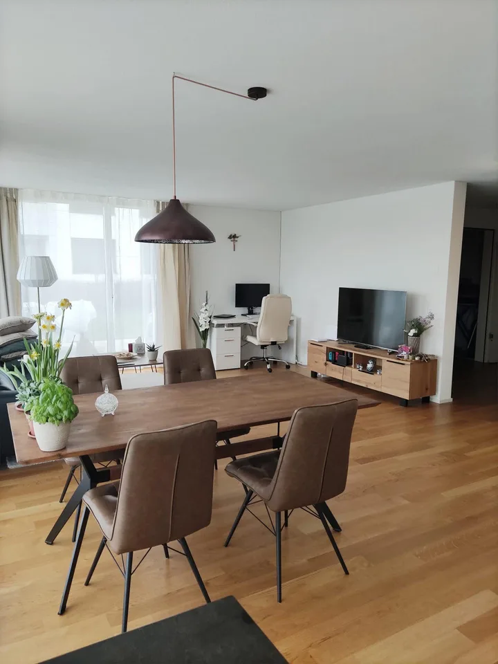 Moderne 3 1/2-Zimmerwohnung mit Gartensitzplatz