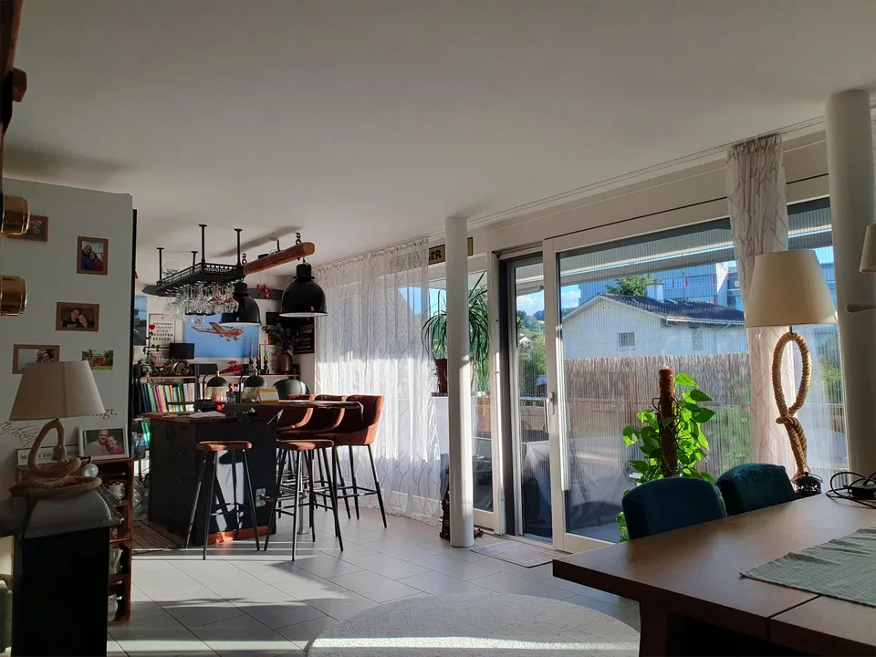 Traumhafte 3.5-Zimmer Terrassenwohnung mit unendlich Stauraum