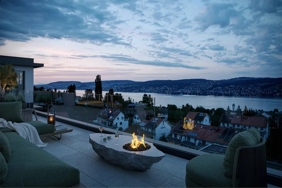 Exklusives Penthouse mit atemberaubendem See- und Alpenblick