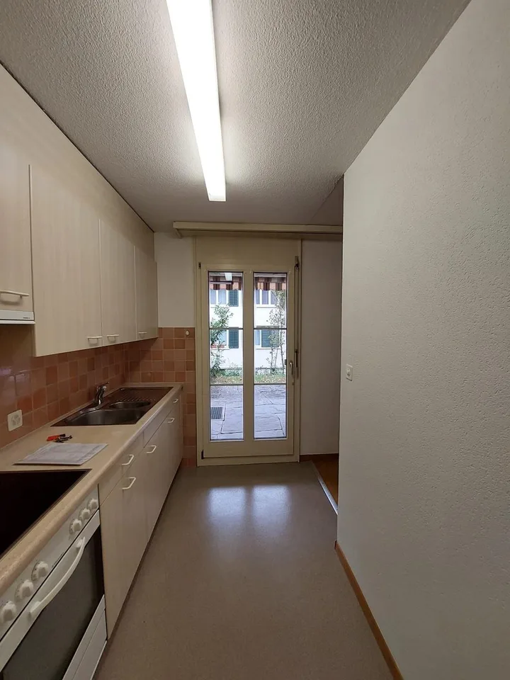 komfortable helle Wohnung mit gemütlichem Sitzplatz