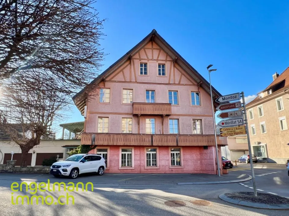 Immeuble locatif avec restaurant / Mehrfamilienhaus mit Restaurant