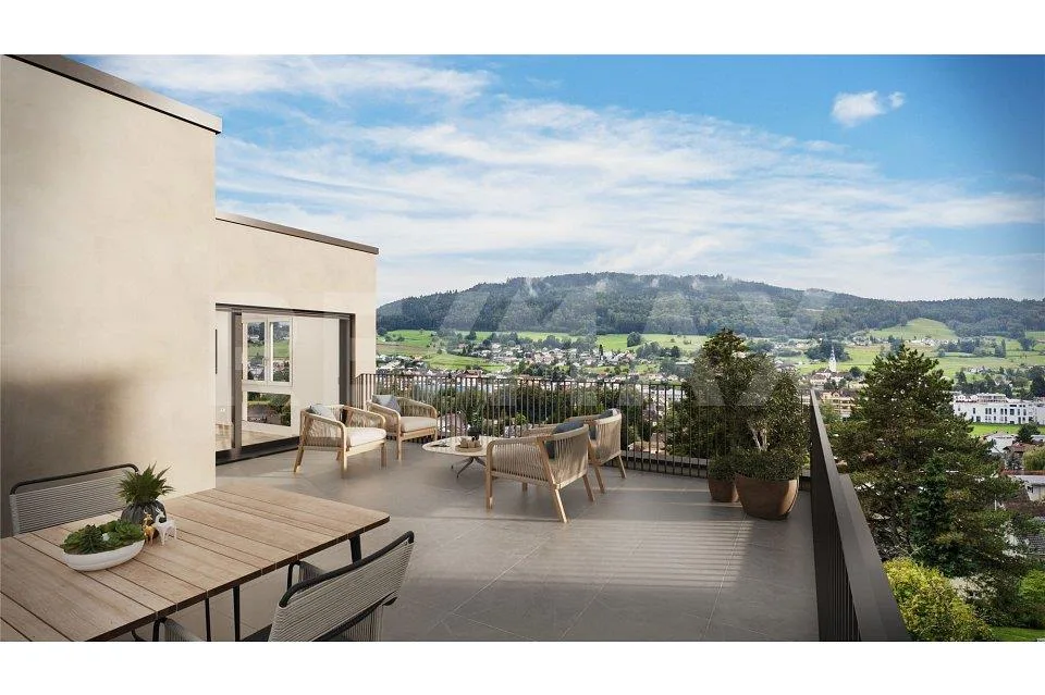 exklusives Minergie-Einfamilienhaus (Haus 5): mit Weitblick, Terras...