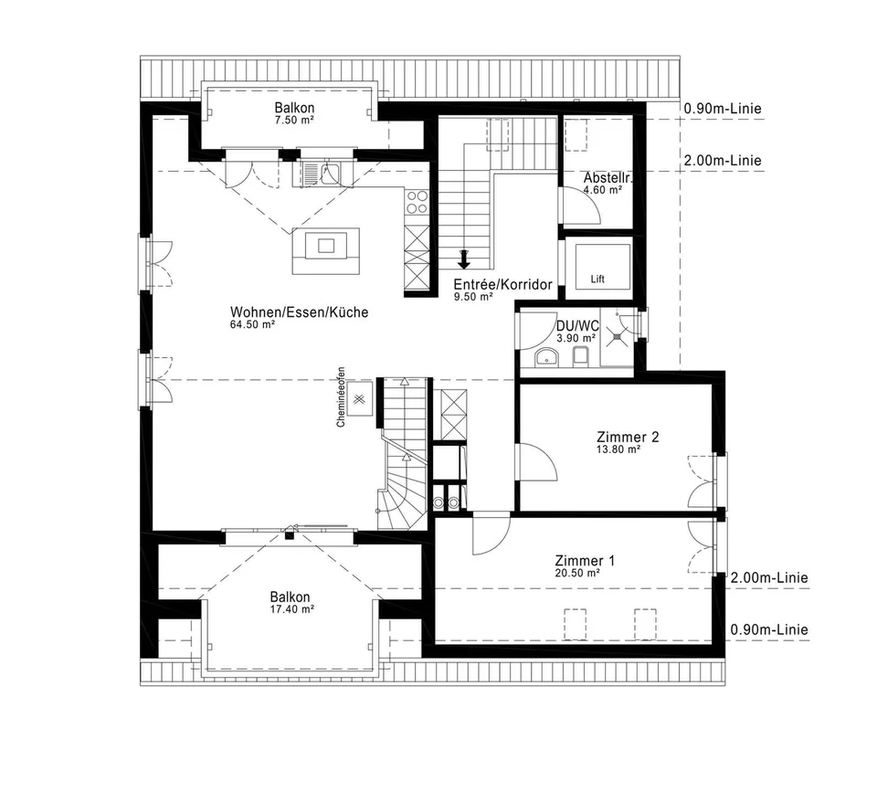 Licht. Raum. Lifestyle. – Exklusive 5.5-Zimmer-Maisonette mit 180 m...