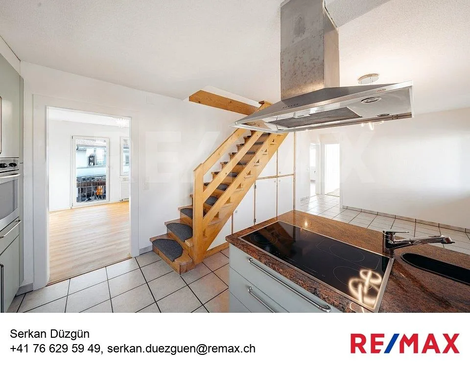 Grosszügige 5.5-Zimmer-Maisonette mit Einfamilienhaus-Charakter an ...