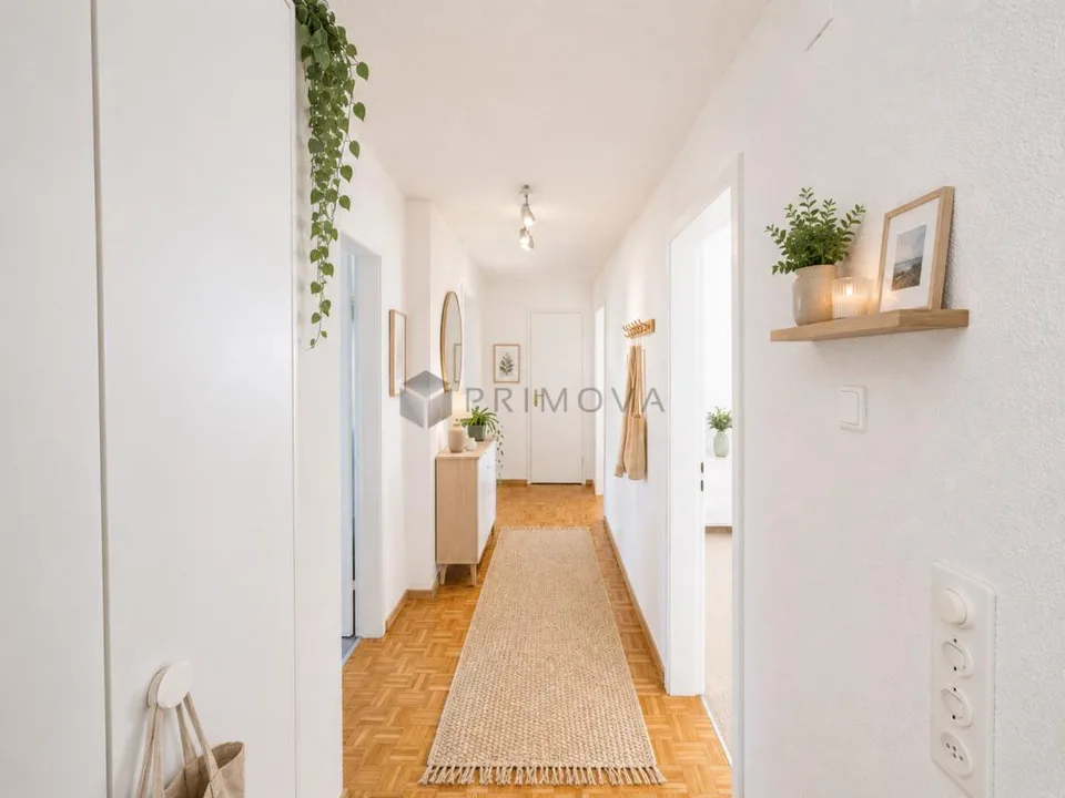 Lichtdurchflutete Wohnung mit Weitsicht an beliebter Lage in Horw z...