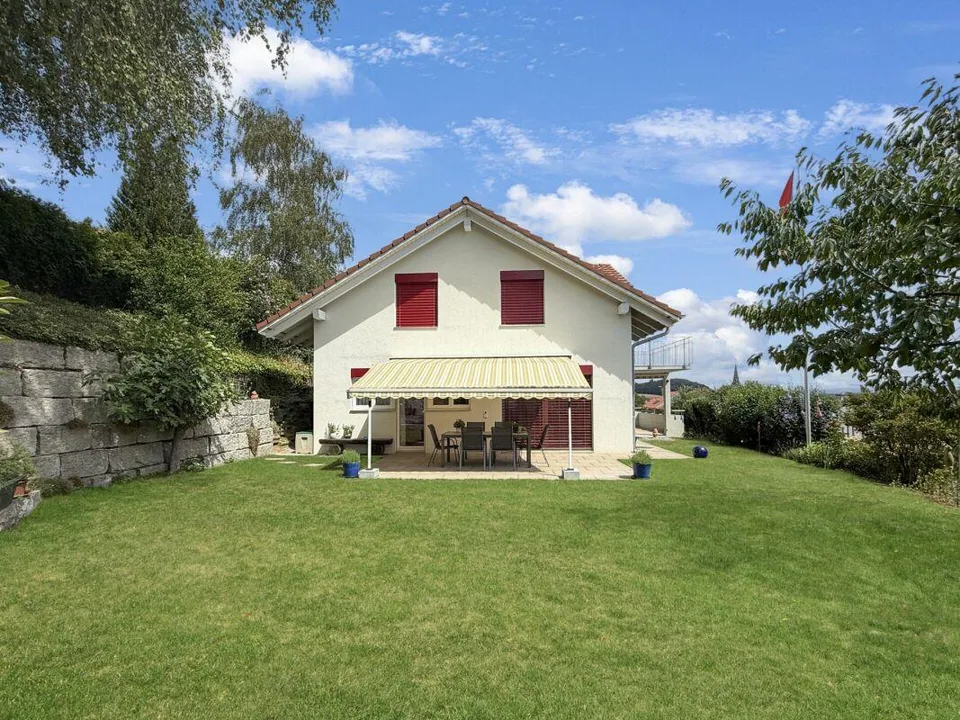 Freistehendes 5½-Zimmer-Einfamilienhaus an bester Aussichtslage
