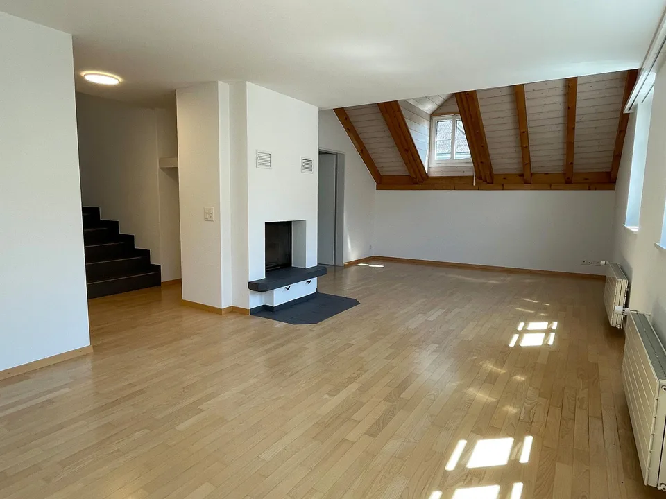 Dachwohnung mit Cheminée und direktem Liftzugang