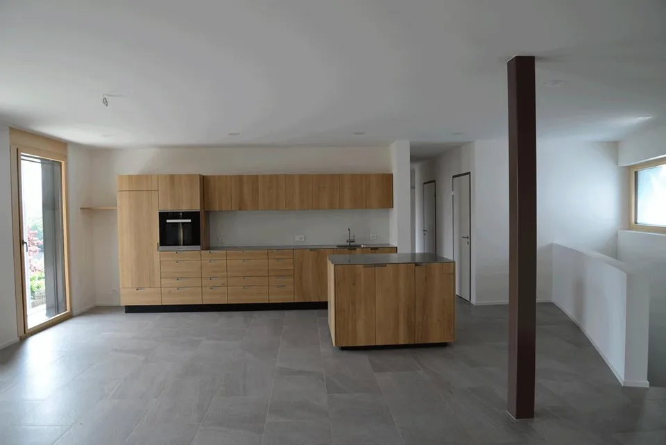 Ökologische Stadtwohnung mit grossem, gedecktem Sitzplatz