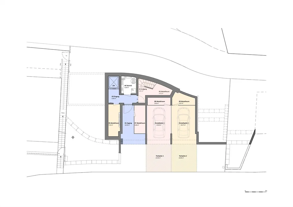 Ökologische Stadtwohnung mit grossem, gedecktem Sitzplatz