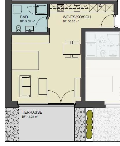 Schöne Single-Wohnung an ruhiger Lage!