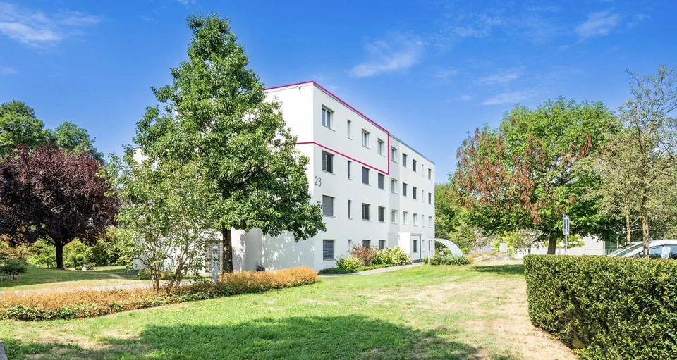 Licht und Komfort in perfekter Harmonie im Attikageschoss