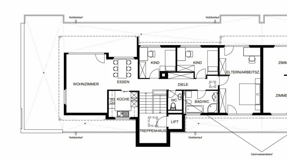 4.5 Zimmer Attikawohnung mit grosser Terrasse – photo 15 sur 26