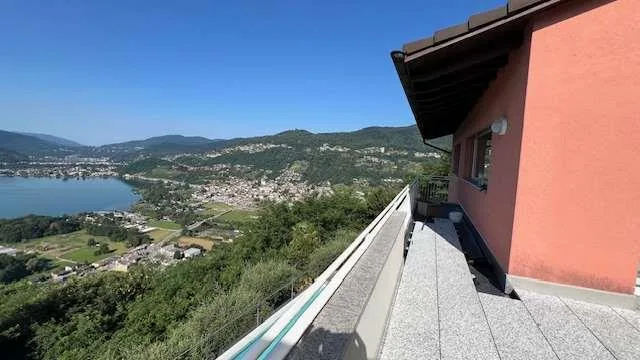 Lugano Muzzano Villa con vista lago mozzafiato piscina e bella terrazz – Foto 7 von 22