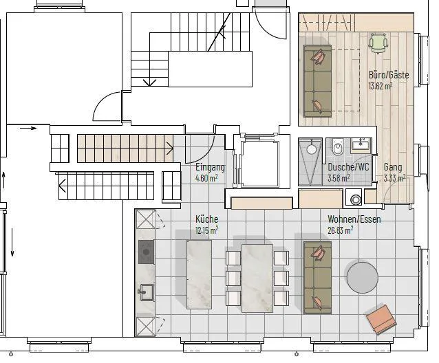 Maisonette mit Weitblick und besonderem Wohngefühl – Foto 10 von 15