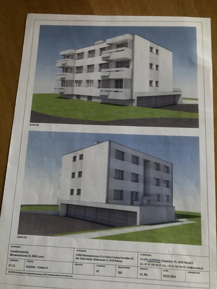 3 ½ Zimmer Wohnung mit Garage im Wesemlin-Quartier