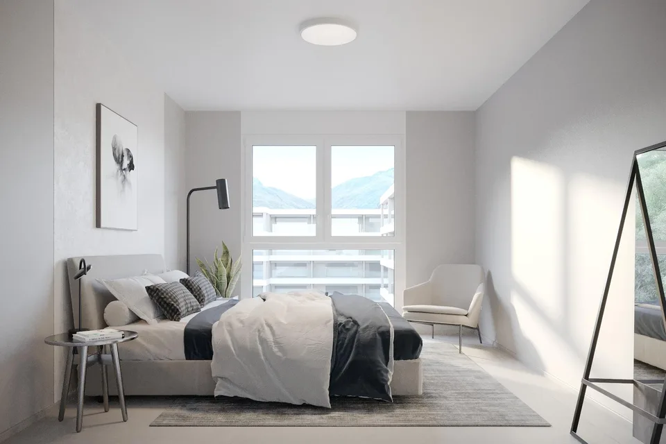 Zone stratégique, confort moderne et lave-linge-sèche-linge privé