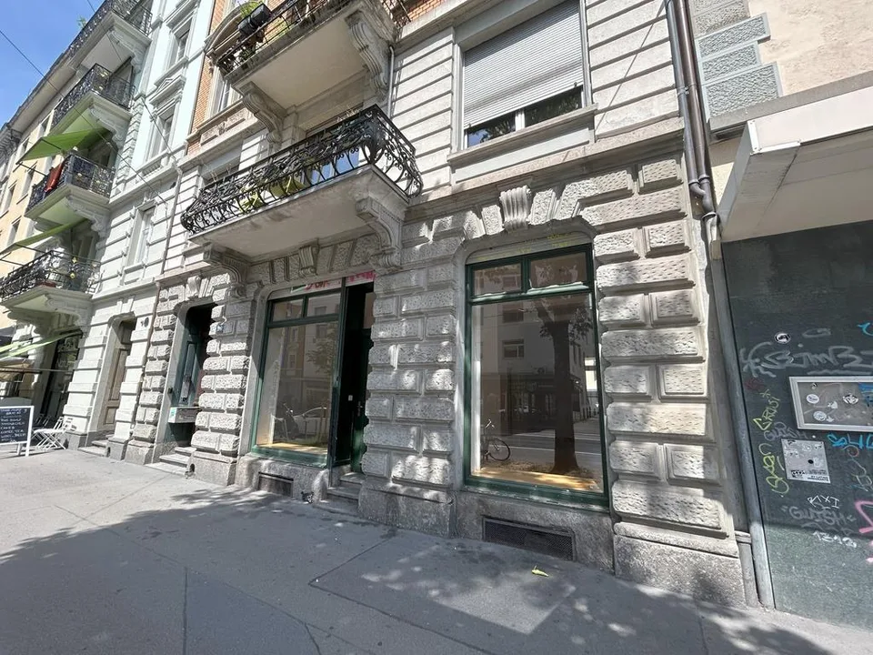 Attractive retail/commercial space in top location at Stauffacherstrasse 100