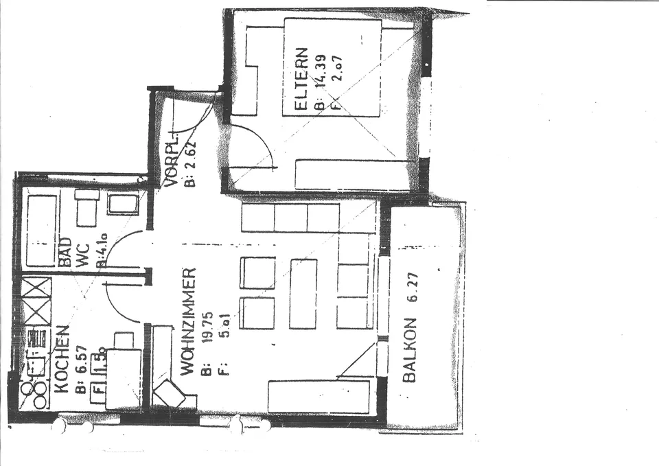 1.5-Zimmerwohnung zu vermieten