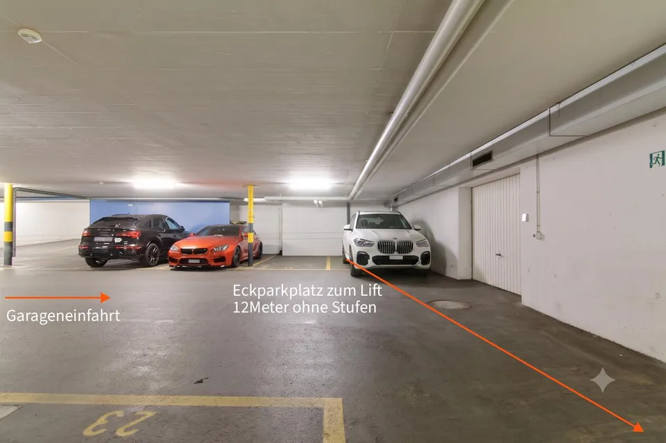 3.5-Zimmer Wohnung, 1. Obergeschoss mit ca. 121 m² Wohnfläche und Lift