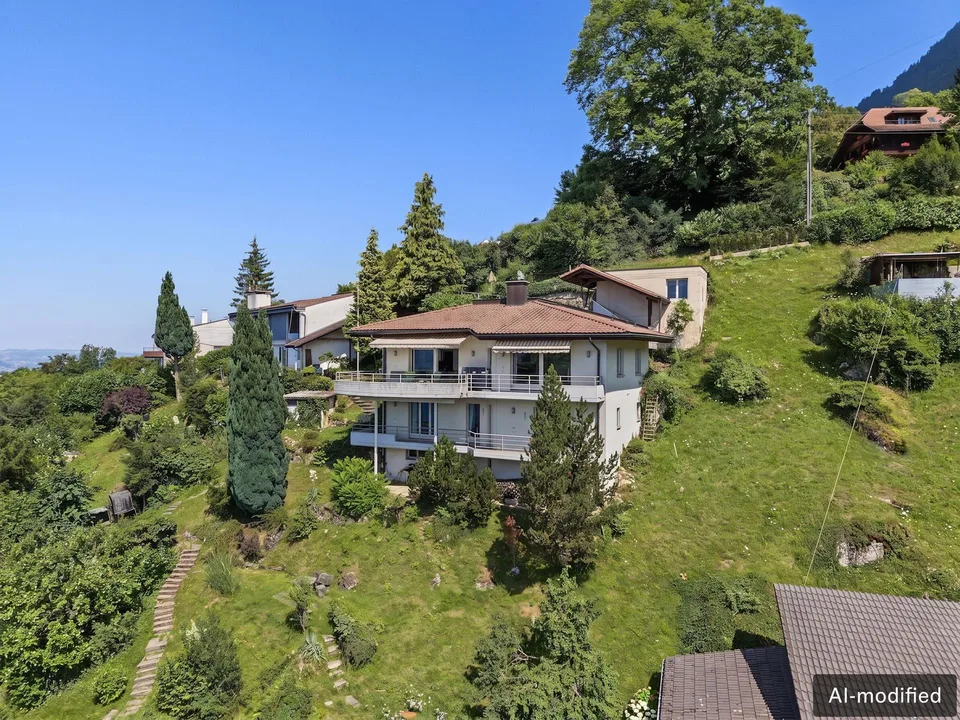 Panoramic residence in a privileged location high above the Four Forest Cantons