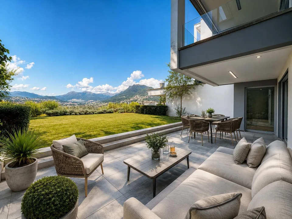 Splendido 4.5 locali di lusso vista lago a Paradiso
